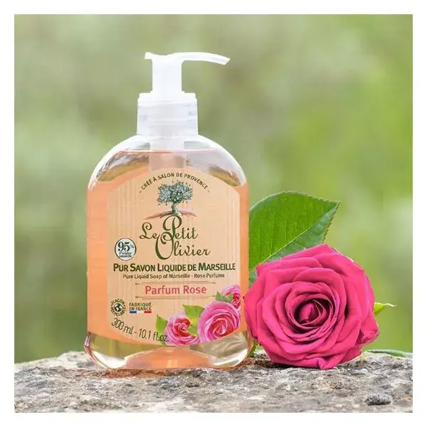 Le Petit Olivier - Pure Marseille Liquid Soap - Pink 300ml