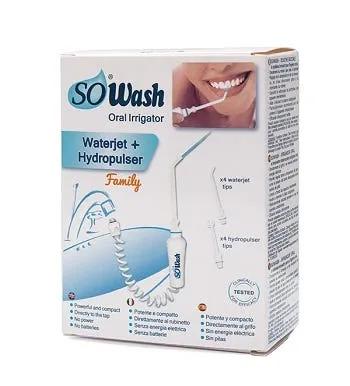 SoWash Family 4 Testine Idrogetto + 4 Testine Vortice Pulser A Getto Pulsante