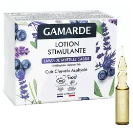 Gamarde Capillaire Lotion Stimulante Lavande Myrtille Cassis Bio 6x5ml