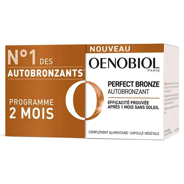 Oenobiol Perfect Bronze Autobronzant Lot de 2 x 30 gélules