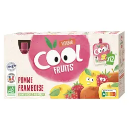 Vitabio Cool Fruits Pomme Framboise Acérola Bio 12 x 90g