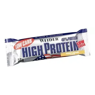 Weider Bar 40% Protein Low Carb Bar Peanut-Caramel 1 unit 50 gr