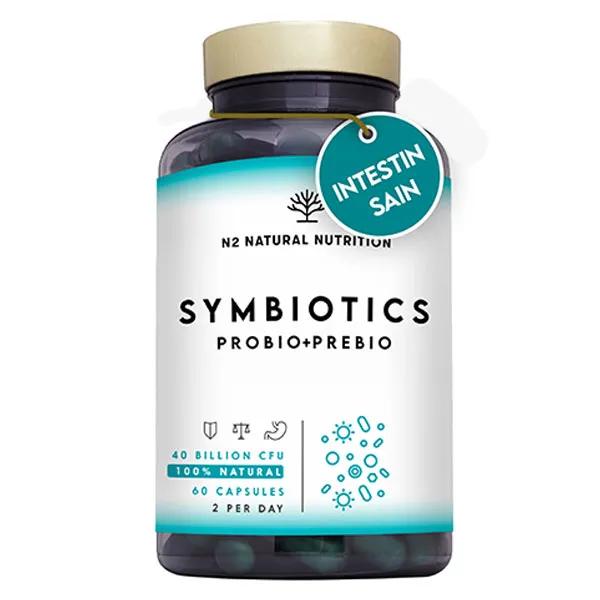 N2 Natural Nutrition Probiotiques & Prébiotiques 45 capsules