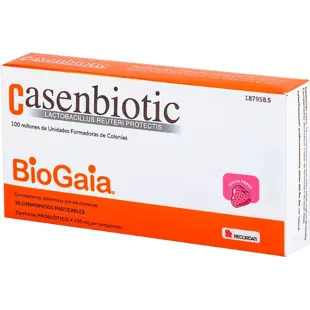 Casenbiotic Sabor Fresa 30 Comprimidos