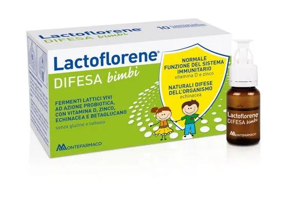 Lactoflorene Difesa Bimbi Integratore Sistema Immunitario 10 Flaconcini