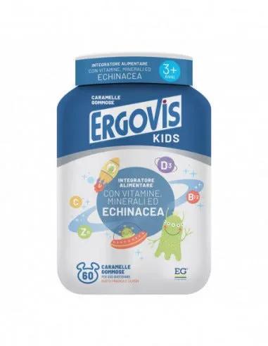 Ergovis Kids Integratore Vitamine e Minerali Per Bambini 60 Caramelle Gommose