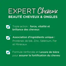 Forté Pharma Expert Beauté Cheveux Ongles Levure de bière 84 comprimés