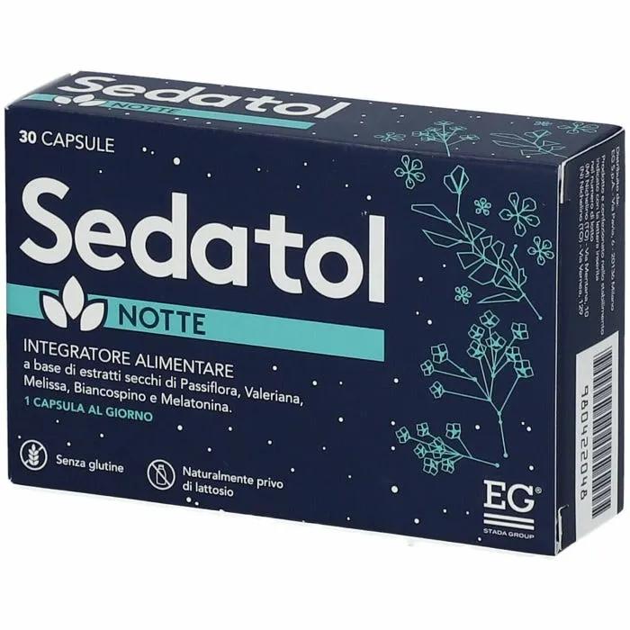 Sedatol Notte Integratore Per Il Sonno e Jet lag 30 Capsule