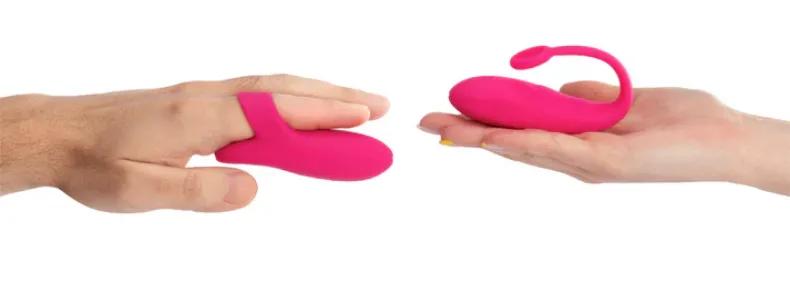 Platanomelón Liri Vaginal Vibrating Egg + Finger Stimulator