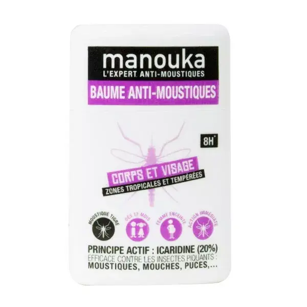 Balsamo di viso e corpo anti-zanzara 10 ml Manouka