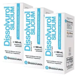 Dissolvurol Silicium Lot de 3 x 100ml