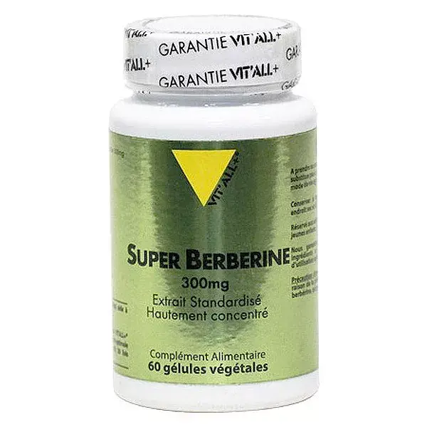 Vit'all+ Super Berberine 300mg 60 gélules végétales