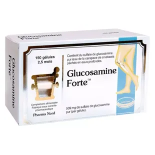 Scatola di glucosamina Forte di 150 capsule