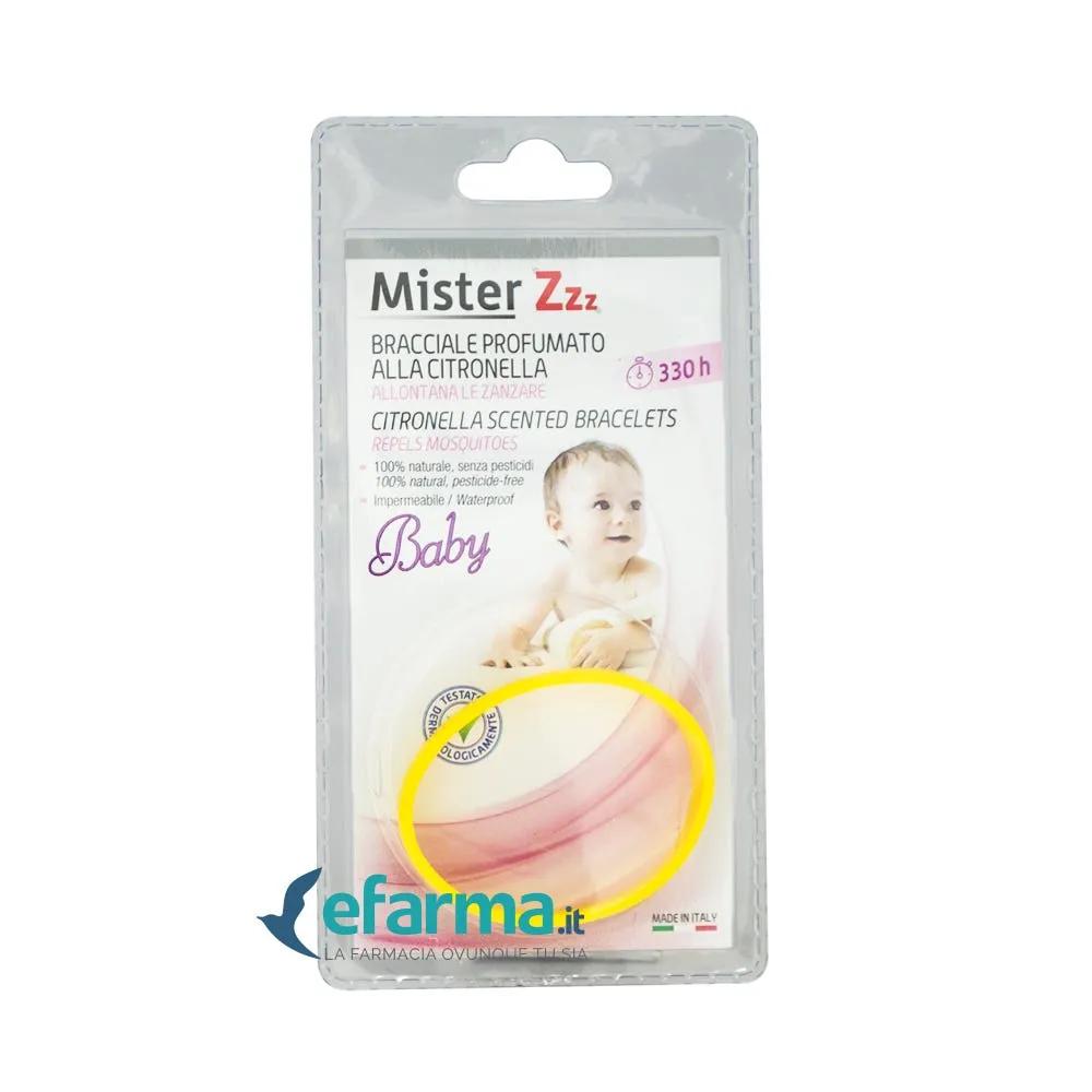 Mister Zzz Baby Bracciale Antizanzara alla Citronella Colori Assortiti