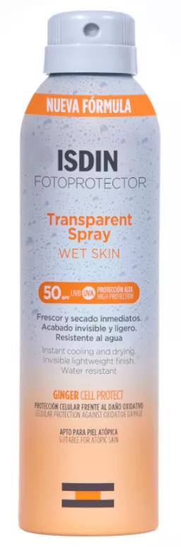 Isdin Foto-Protetor Wet Skin Spray Transparente SPF50 250ml