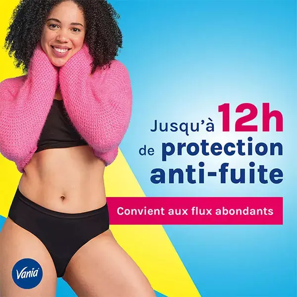 VANIA Culotte de Règles Flux Abondant Taille M/L