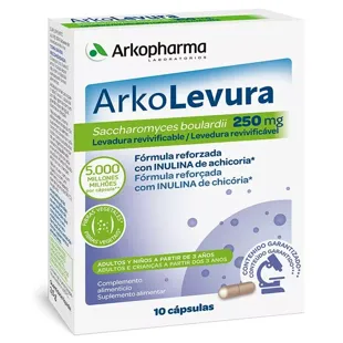 Arkopharma ArkoBiotics ArkopharmaLevura Saccharomyces Boulardii 250 mg 10 Cápsulas