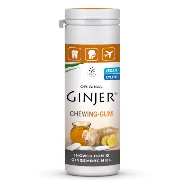 Lemon Pharma Ginjer Chewing-Gum Gingembre Miel 30g