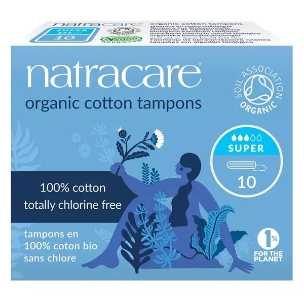Natracare Super Cotton Tampons x 10