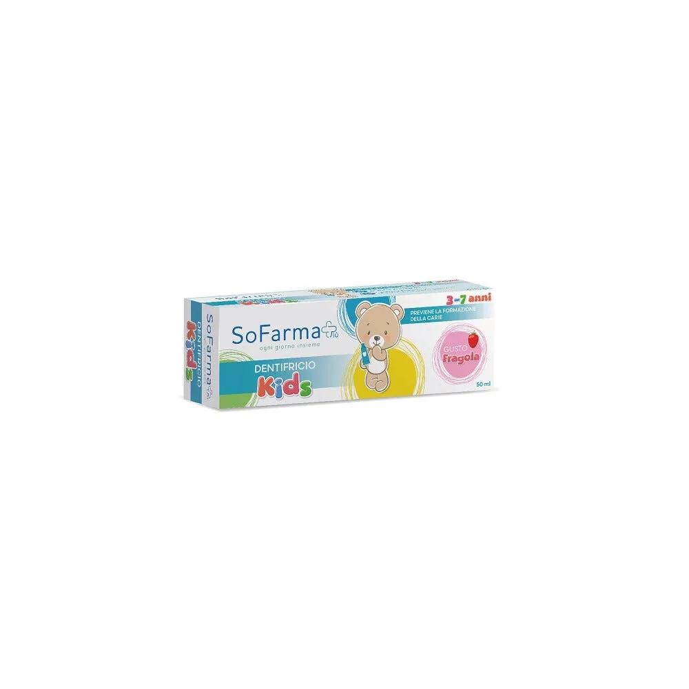 Sofarmapiù Dentifricio Kids 3-7 Anni Gusto Fragola 50 ml