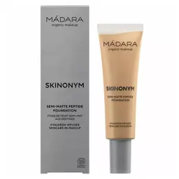 MÁDARA Skinonym Fond de Teint Semi-Mat aux Peptides N°50 Golden Sand 30ml