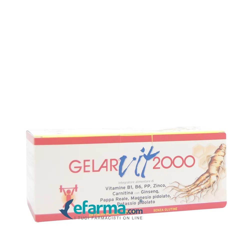 Gelarvit 2000 Integratore Tonico-Energetico 28 Flaconi da 10 ml