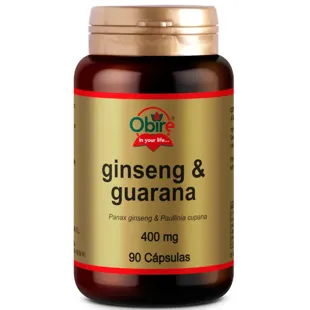 Obire Ginseng and Guarana 400 mg 90 Capsules