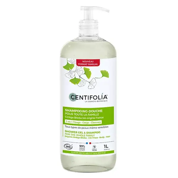 Centifolia Douceur et Hydratation Shampooing Douche Bio 1L