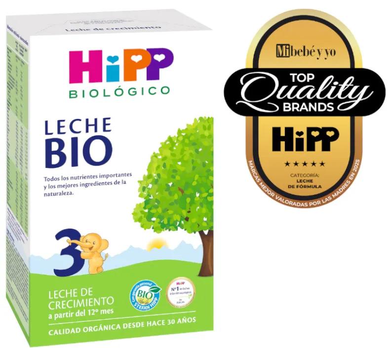 Comprar HIPP Organic Milk Growth 3 +12m 6x500 gr | Átida