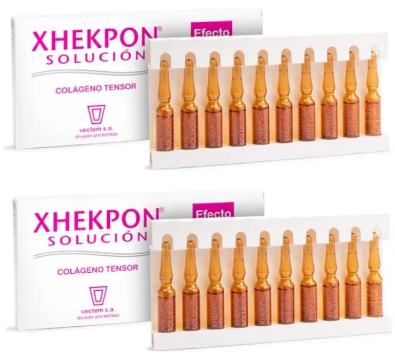 Xhekpon Solution Tenseur Visage 2x10 Ampoules