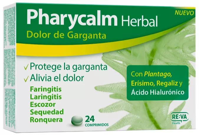 Reva-Health Pharycalm Herbal Dolor de Garganta 24 uds