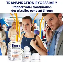 ETIAXIL Déodorant Détranspirant Transpiration Excessive TOLÉRANCE 15ml