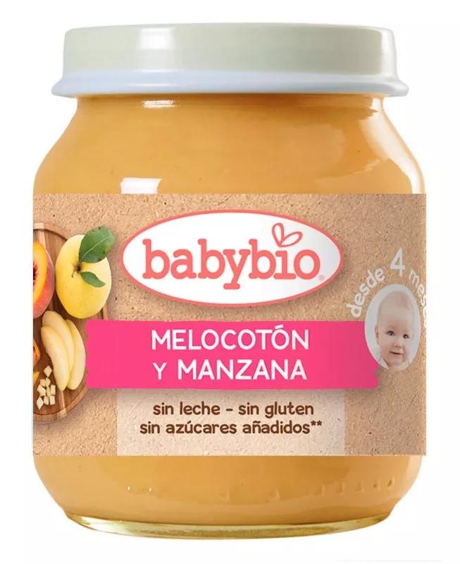 BabyBio Apfel-Pfirsich-Glas 130g