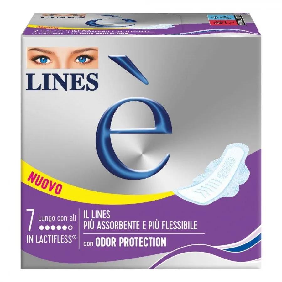 Lines E' Assorbente Lungo Con Ali 7 Pezzi