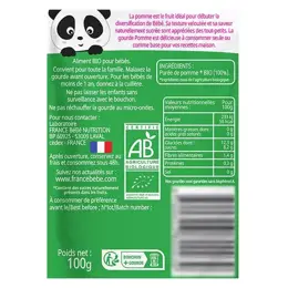 France Bébé Bio Gourde Pomme +4m 100g