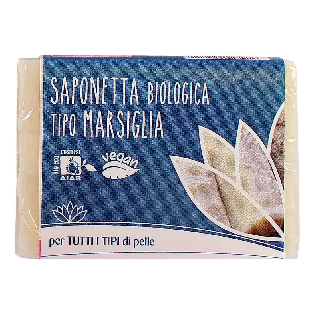 Fior Di Loto Saponetta Di Marsiglia Tutti i Tipi Di Pelle 100 g