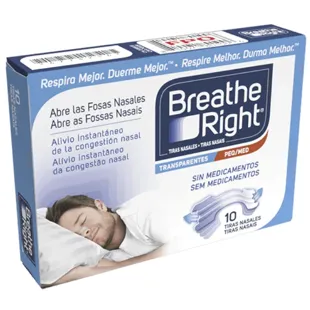 Breathe Right Tiras Nasales Tamaño Pequeña 10 uds
