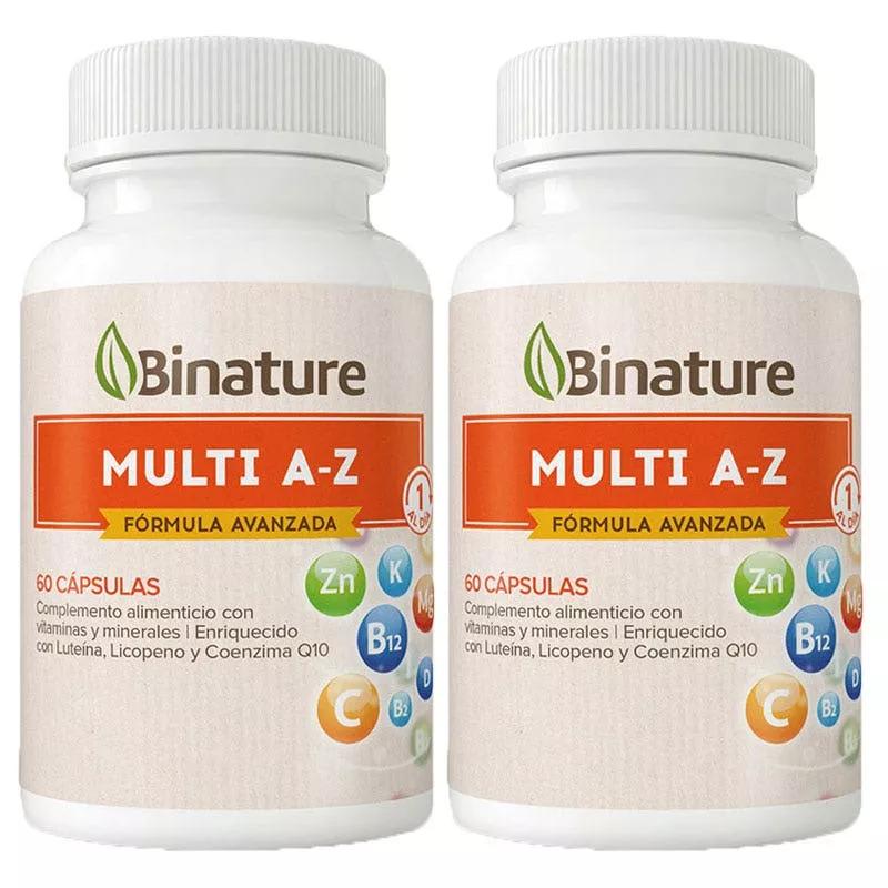Binature Multi A-Z Vitamin 2x60 Cápsulas