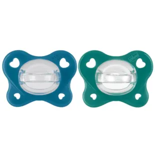 Chicco Physioforma Dual Soft Pacifier Blue/Green 16-36m 2 units