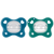 Chicco Physioforma Dual Soft Pacifier Blue/Green 16-36m 2 units