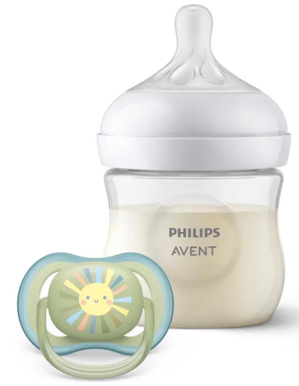 Philips Avent Biberon Natural Response 125 ml + Sucette Ultra Air 0-6 mois 1 unité
