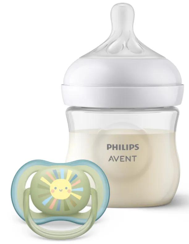 Philips Avent Natural Response Bottle 125 ml + Ultra Air Pacifier 0-6m 1 unit