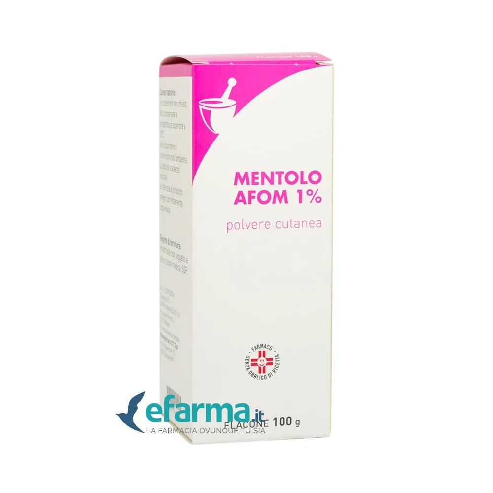 Mentolo Afom Polvere Cutanea 1% 100g