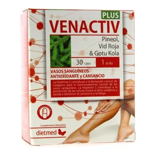 Dietmed Venactiv Plus with Red Vine 30 Capsules