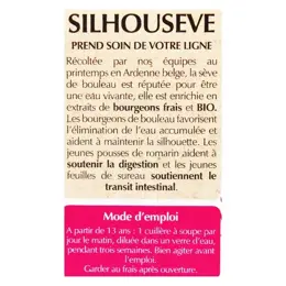 Herbalgem Sève de Bouleau Fraîche Silhousève Bio 250ml