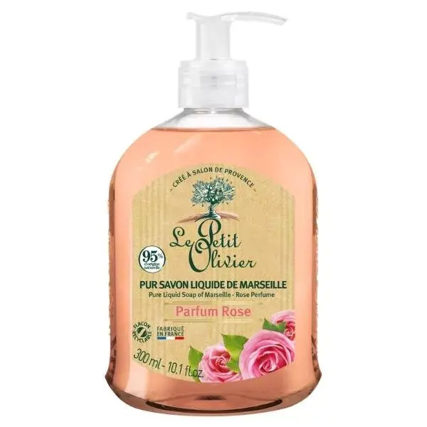 Le Petit Olivier - Pur Savon Liquide De Marseille - Rose 300ml