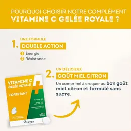 Vitavea Vitamine C + Gelée Royale Fortifiant 24 comprimés à croquer