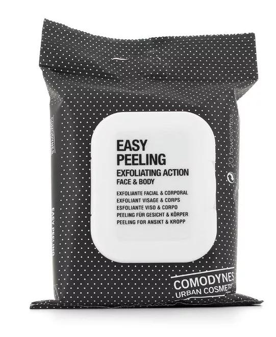 Comodynes Easy Peeling ação Exfoliante Cara e Corpo 20 Toalhitas