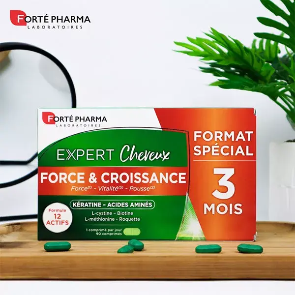 Forté Pharma Expert Cheveux Force & Croissance du cheveu 90 comprimés