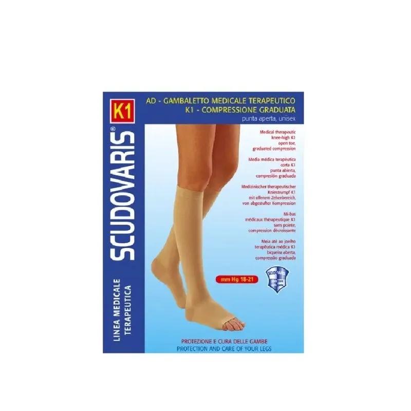 Scudovaris K1 Gambaletto Treapeutico Colore Naturale Taglia 3